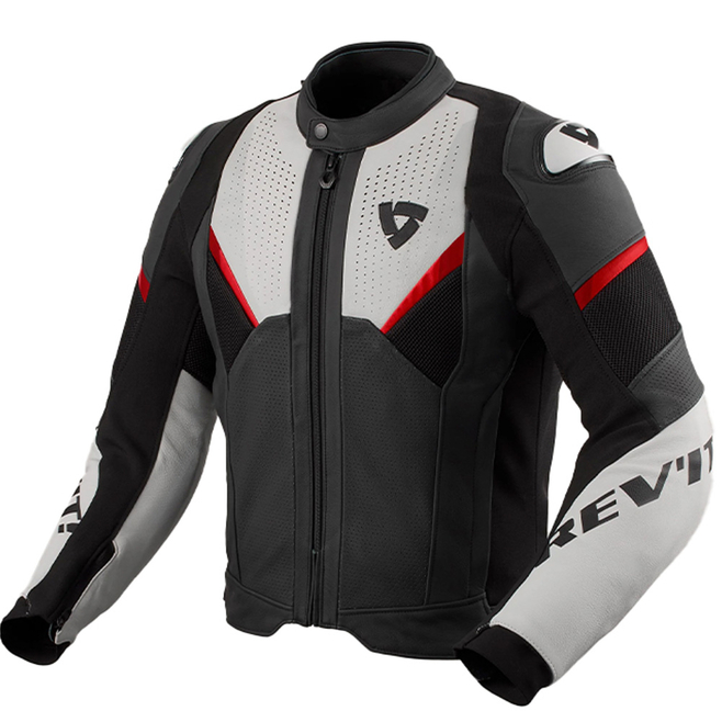 Δερμάτινο Μπουφάν Revit Automate Black-Light Grey