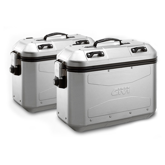 Βαλίτσες πλαϊνές Givi Dolomiti 36L Ασημένιες (ζεύγος)