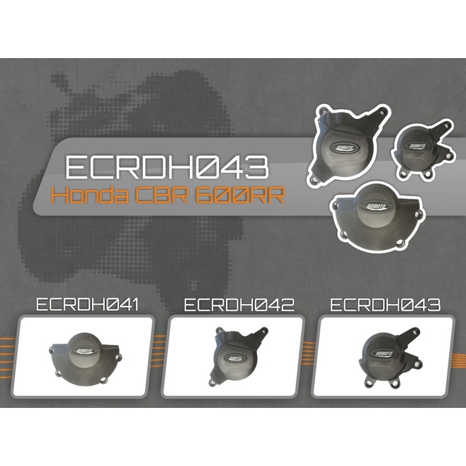 Σετ καλύμματα κινητήρα Rdmoto Honda CBR 600 RR (07-16)