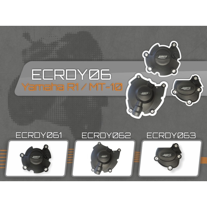Σετ καλύμματα κινητήρα Rdmoto Yamaha R1 (15-16) / MT10 (16)