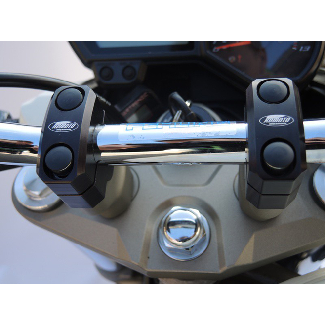 Αποστάτες τιμονιού RDmoto 30mm Black