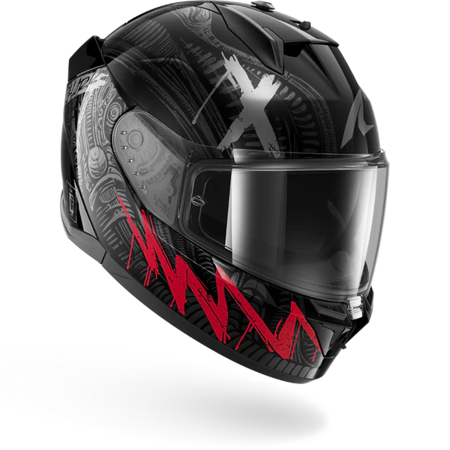 Κράνος SHARK D-SKWAL 3 SHIEVER Black Anthracite Red