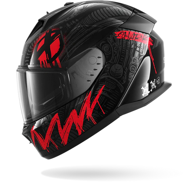 Κράνος SHARK D-SKWAL 3 SHIEVER Black Anthracite Red