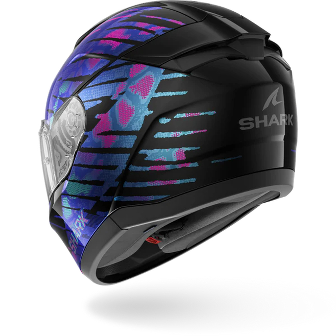 Κράνος SHARK RIDILL 2 REPTAIA Black Violet Glitter
