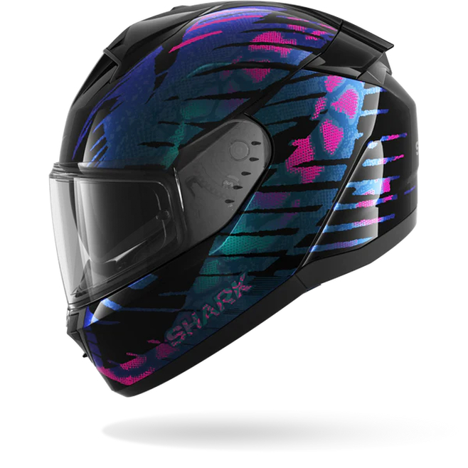 Κράνος SHARK RIDILL 2 REPTAIA Black Violet Glitter