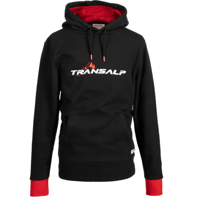 Honda Φούτερ Tribute Transalp Hoodie Black Red