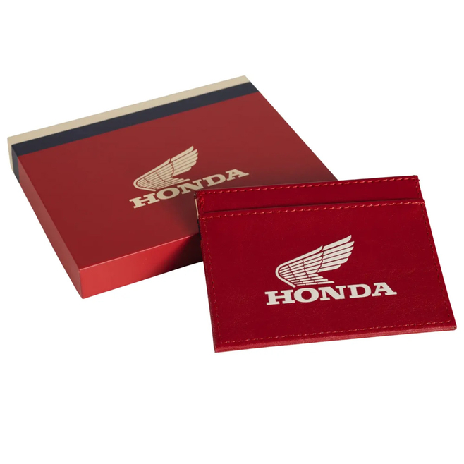 Honda Δερμάτινη Θήκη για Κάρτες (Tricolour)