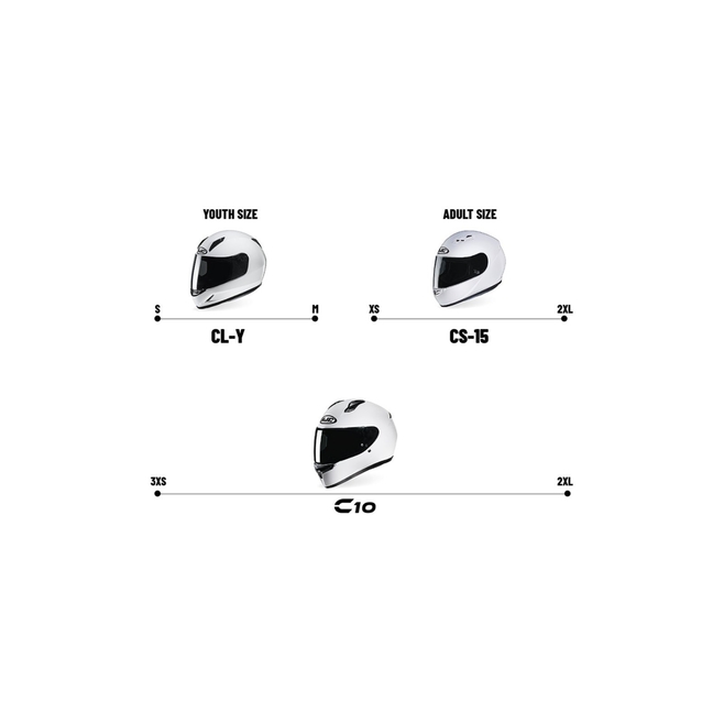 Κράνος HJC C10 WHITE