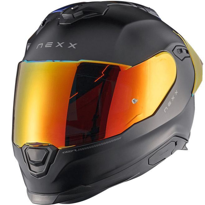 Κράνος NEXX Y.100R SUBSONIC Black/Red Matt