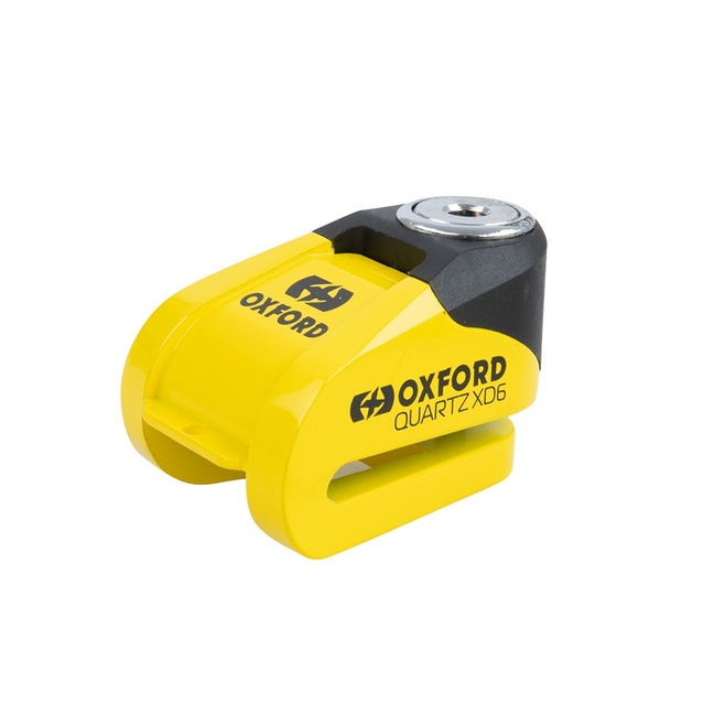 Κλειδαριά δισκοφρένου OXFORD Quartz XD6 Disc Lock Yellow/Black