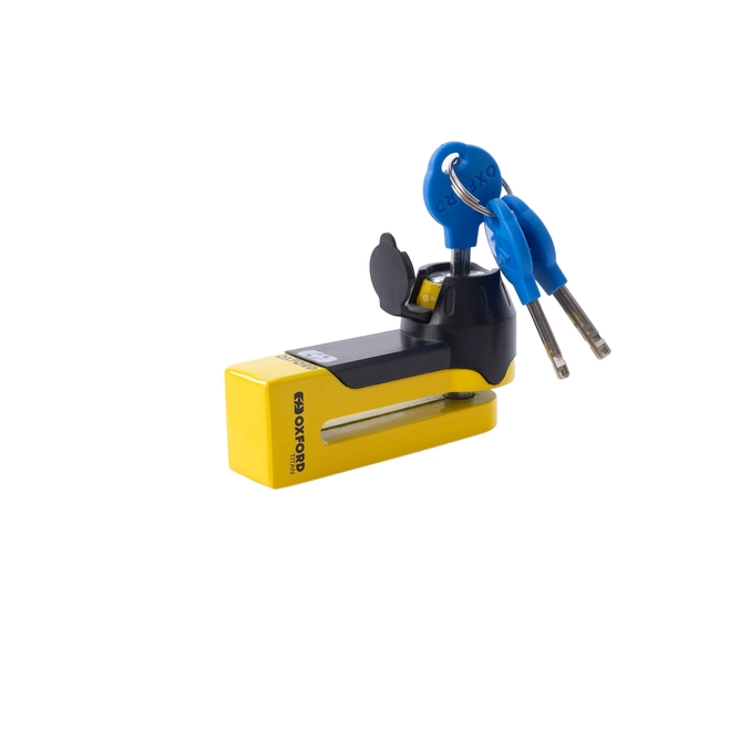 Κλειδαριά δισκοφρένου OXFORD Titan 10mm Pin Disc Lock Yellow