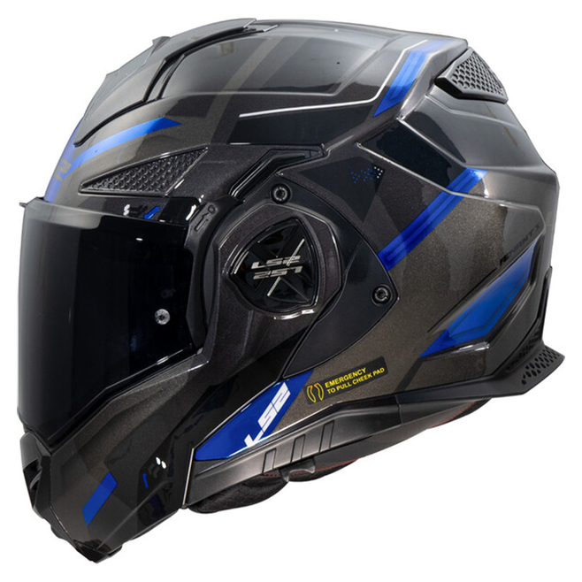 Κράνος LS2 ADVANT X SPECTRUM  Black Titan Blue