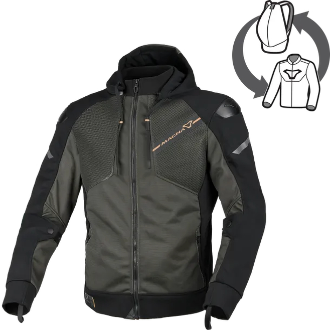 Μπουφάν Καλοκαιρινό MACNA BRERO Green/Black