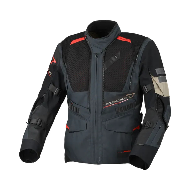 Μπουφάν 4 Εποχών MACNA FLEXODOUS Black/Blue