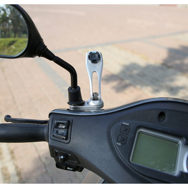 Βάση Στήριξης Καθρέφτη X-GUARD A+ Αλουμινίου Ματ Ασημί