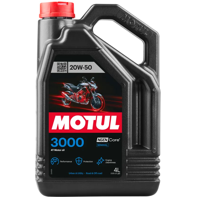 Λάδι MOTUL 3000 20W-50 4T 4LT