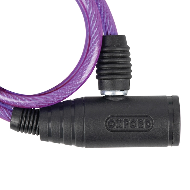 Κλειδαριά Κράνους OXFORD Bumper Cable Lock Purlple