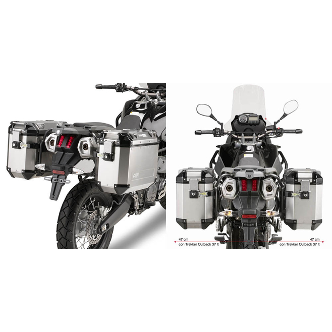 ΠΛΑΙΝΕΣ ΒΑΣΕΙΣ OBK XT660Z TENERE 08-13 ΥΑΜ GIVI