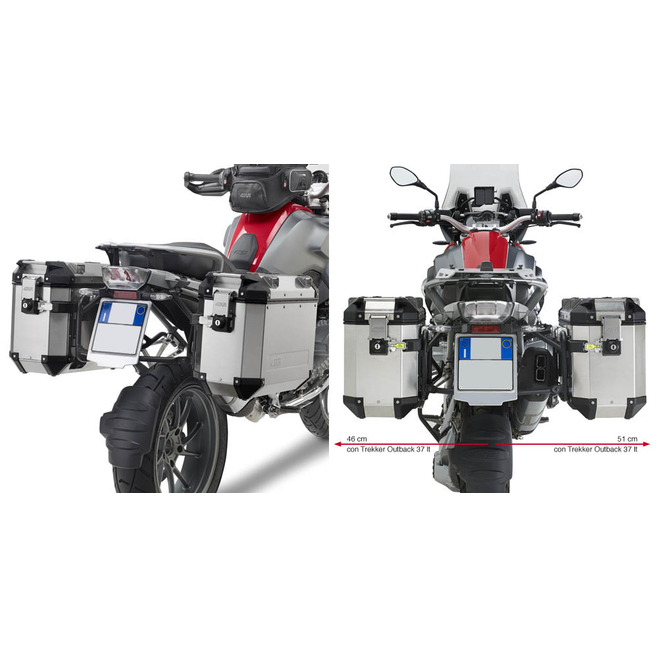 GIVI ΠΛΑΙΝΕΣ ΒΑΣΕΙΣ OBK R1200GS'13 BMW