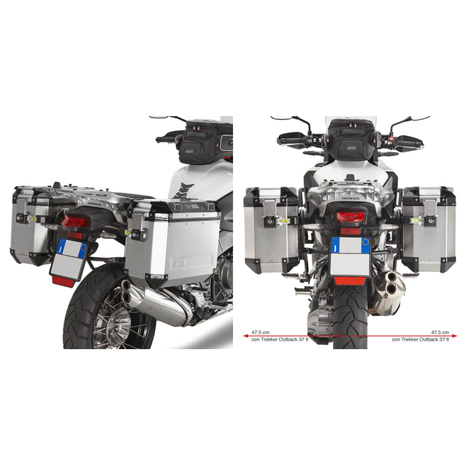 ΠΛΑΙΝΕΣ ΒΑΣΕΙΣ OBK CROSSTOURER 1200'12-13 HONDA