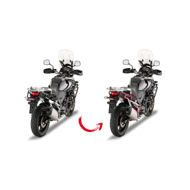 ΠΛΑΙΝΕΣ ΒΑΣΕΙΣ ΒΑΛ.DL1000' 2014 V-STROM GIVI