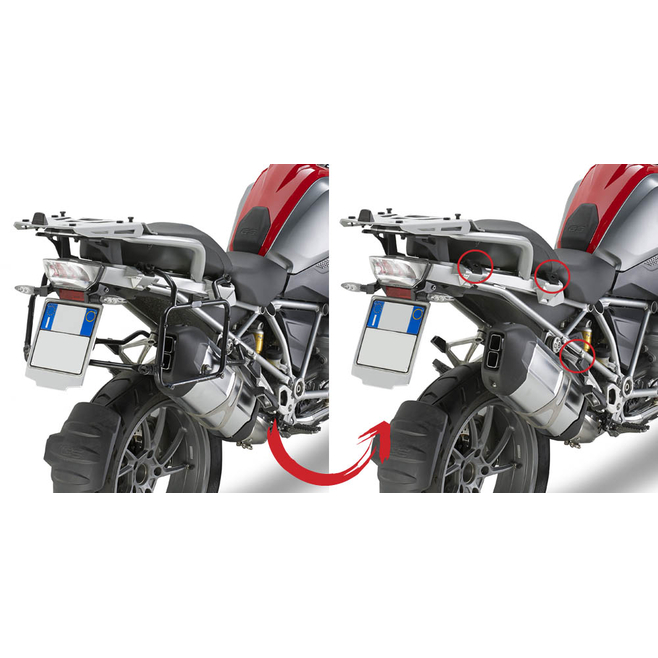 GIVI ΠΛΑΙΝΕΣ ΒΑΣΕΙΣ ΒΑΛ. R1200GS'13 BMW