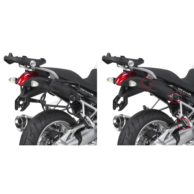 GIVI ΠΛΑΙΝΕΣ ΒΑΣΕΙΣ ΒΑΛ. R1200R'11 BMW