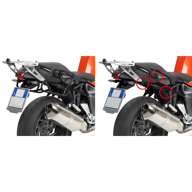 GIVI ΠΛΑΙΝΕΣ ΒΑΣΕΙΣ ΒΑΛ. K1300R'09 BMW 