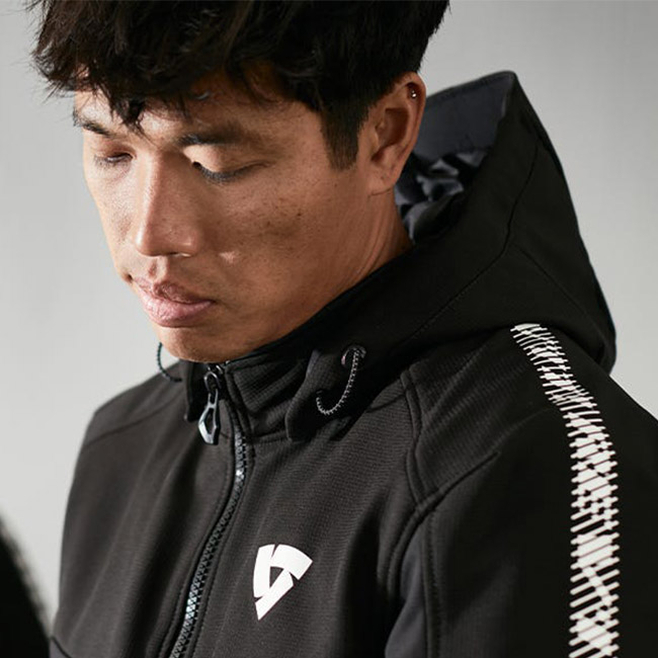 Μπουφάν REVIT Proxy H2O Black-White