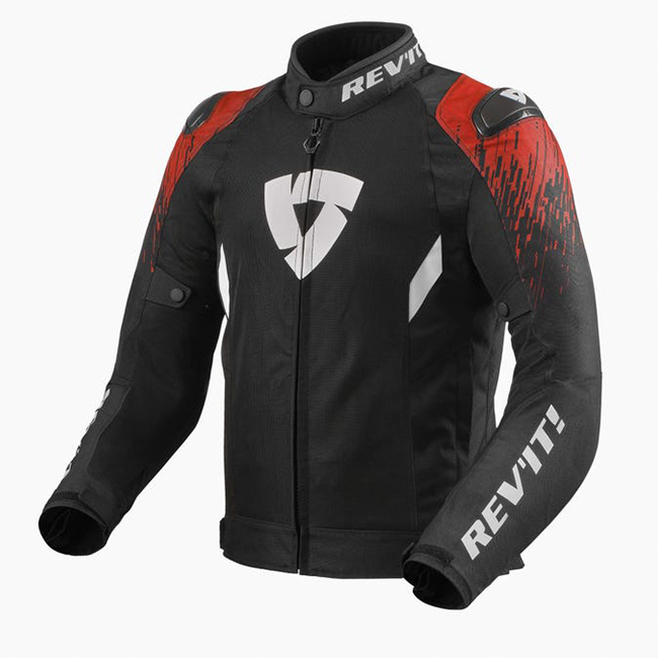 Μπουφάν Καλοκαιρινό Revit Quantum 2 Air Black-Red