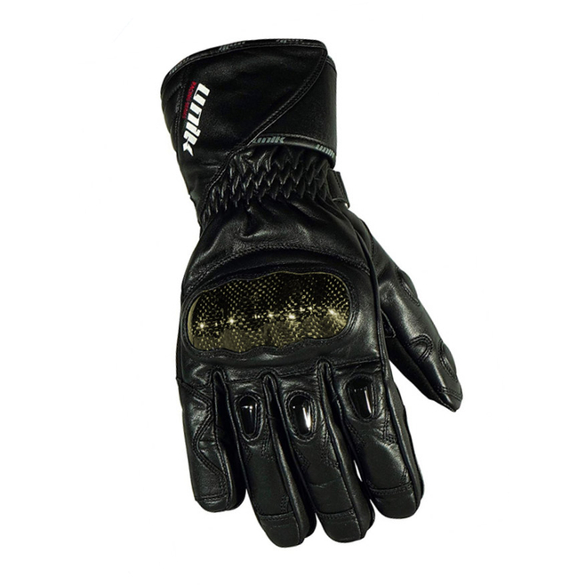 Γάντια μοτοσυκλέτας δερμάτινα UNIK R17 Black