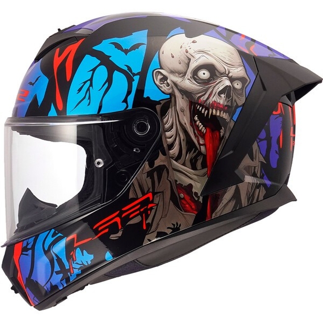 Κράνος LS2 FF820 RAPID III ZOMBIE II Gloss Black Red Blue
