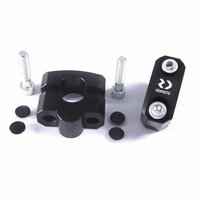 Αποστάτες τιμονιού RDmoto 20mm Black