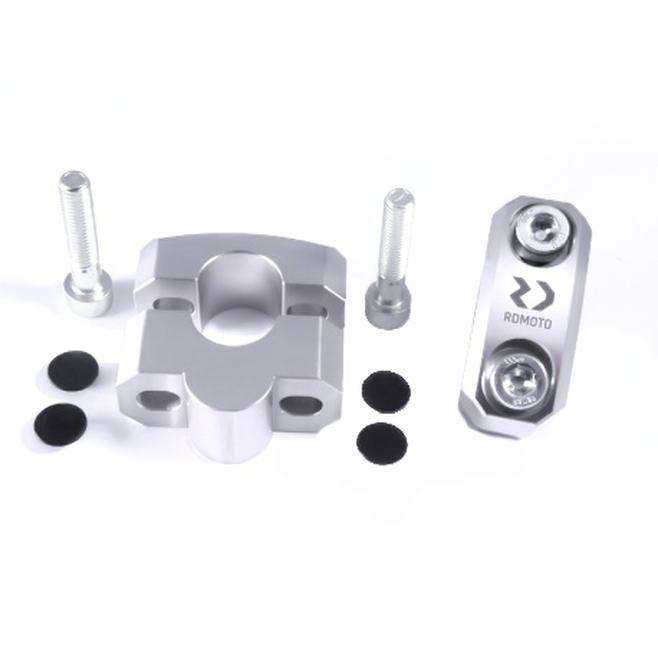 Αποστάτες τιμονιού RDmoto 30mm Silver