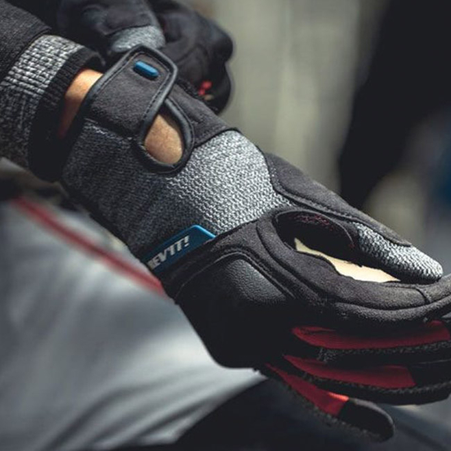 Καλοκαιρινά Γάντια Revit Volcano Black/Grey