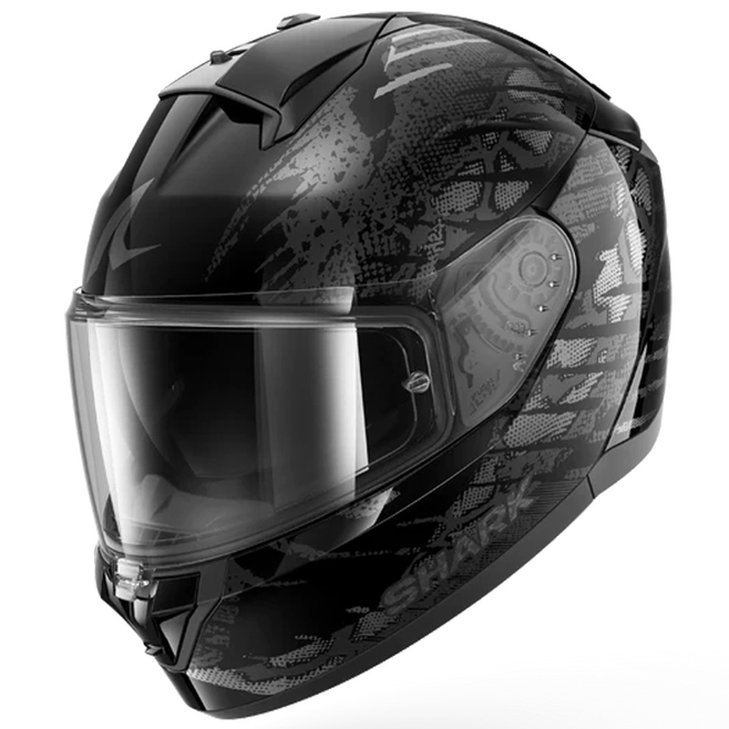 Κράνος SHARK RIDILL 2 REPTAIA Black Anthracite Silver