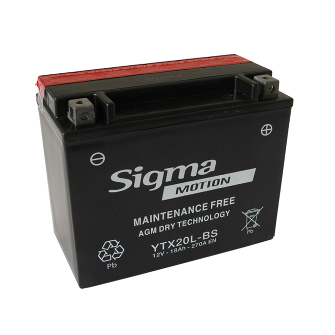 Μπαταρία Sigma Motion YTX20LBS