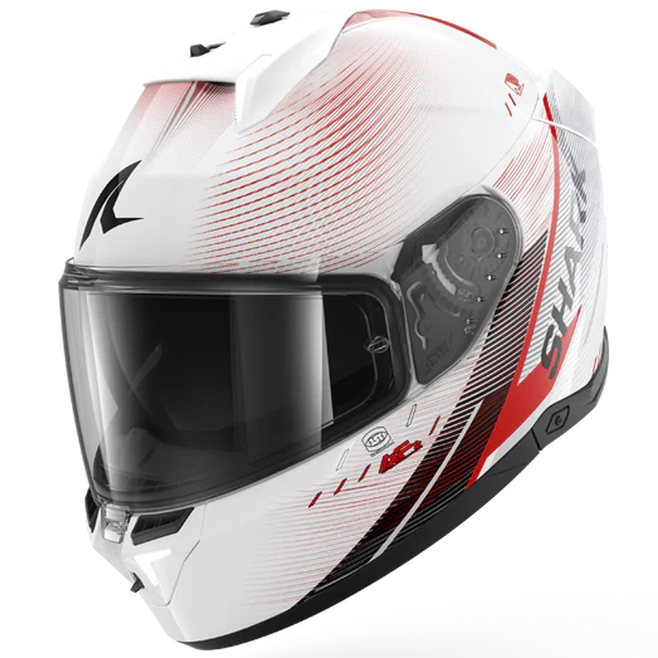 Κράνος SHARK SKWAL i3 SPEED-TECH White Red Black