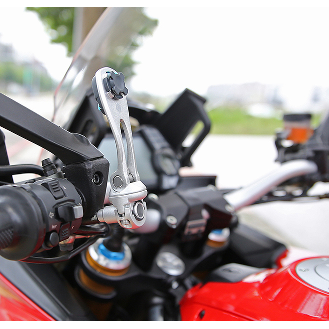 Βάση Στήριξης X-GUARD Small Tube A+ Αλουμινίου Ματ Ασημί