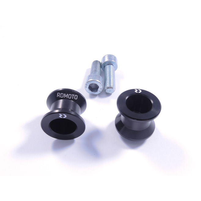 Βίδες Στήριξης Σταντ πίσω τροχού Standard RDmoto M10x1,25mm Black