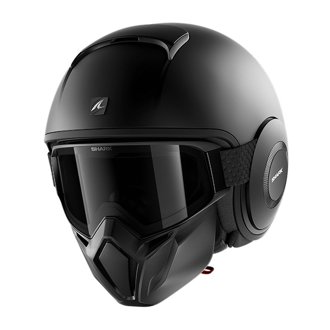 Κράνος Jet Shark Street-Drak Black Mat