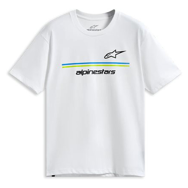 T-Shirt Alpinestars Lanes SS CSF White