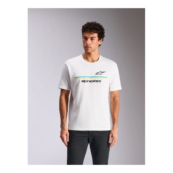 T-Shirt Alpinestars Lanes SS CSF White