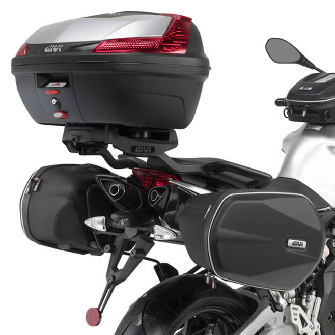 GIVI ΠΛΑΙΝΕΣ ΒΑΣΕΙΣ ΣΑΚ. & EASYLOCK SYSTEM SHIVER 750'10-11