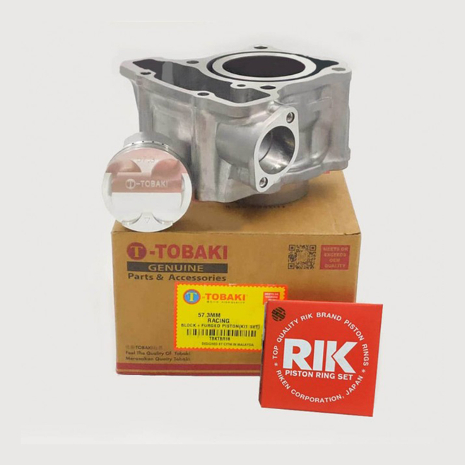 Κυλινδροπίστονο πομπέ σφυρήλατο 57.3mm Tobaki Honda GTR150