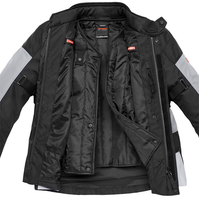Μπουφάν SPIDI Traveler 2 Black-Grey