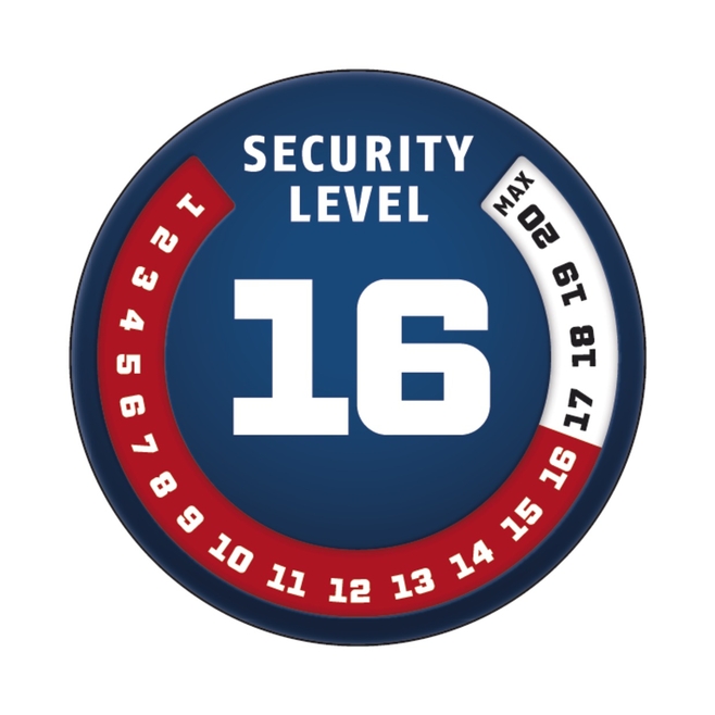 ABUS Granit Vctory X-plus 68 Full Yellow Κλειδαριά δισκοφρένου