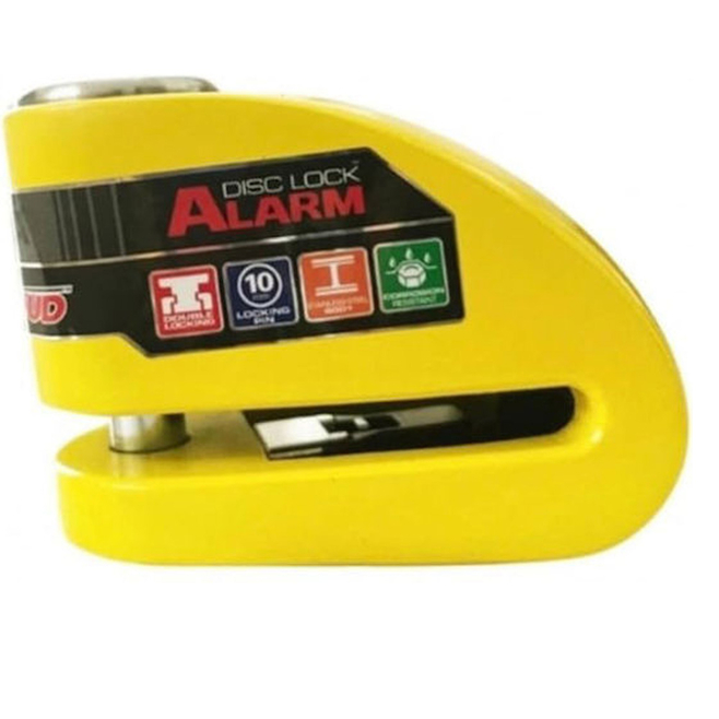 Κλειδαριά δισκοφρένου XENA XX14Y με Συναγερμό Kίτρινο 14mm