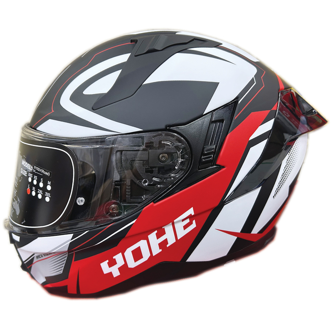 Κράνος YOHE 910 G04 ΛΕΥ-ΜΑΥ-ΚΟΚ