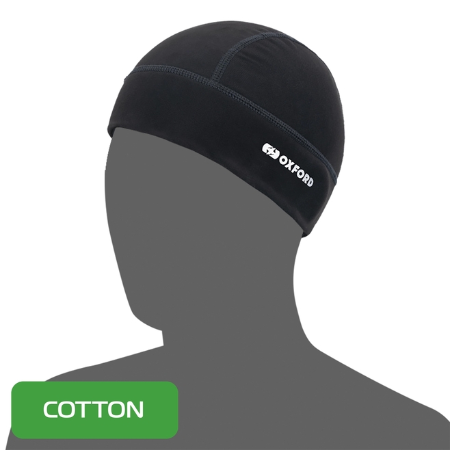 Σκουφάκι Κράνους OXFORD Skull Cap Cotton 2-Pack Black